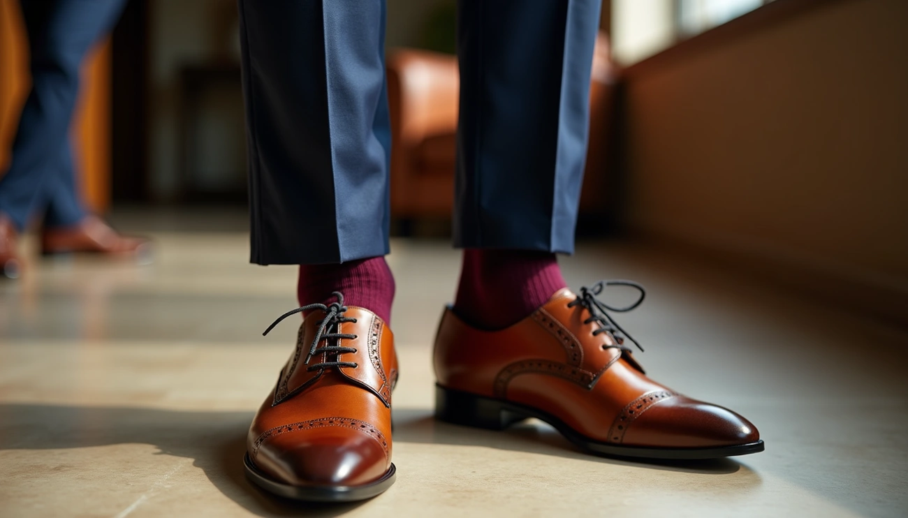 What Color Socks to Wear with Navy Suit